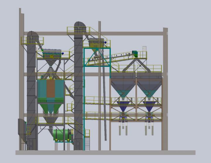 Armazenagem de fertilizantes a granel