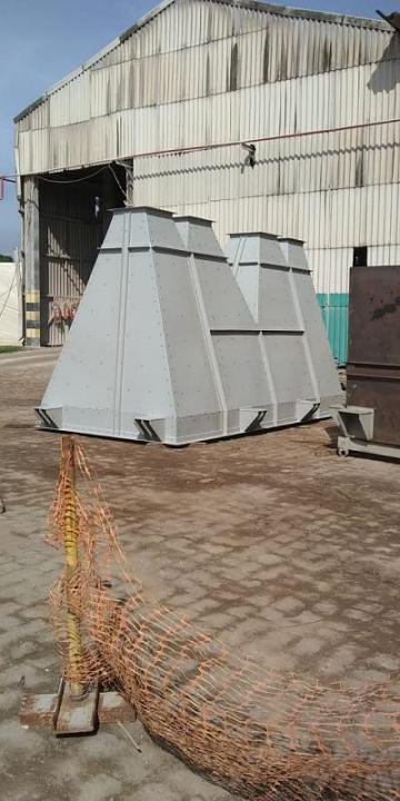 Montagem de silos e secadores